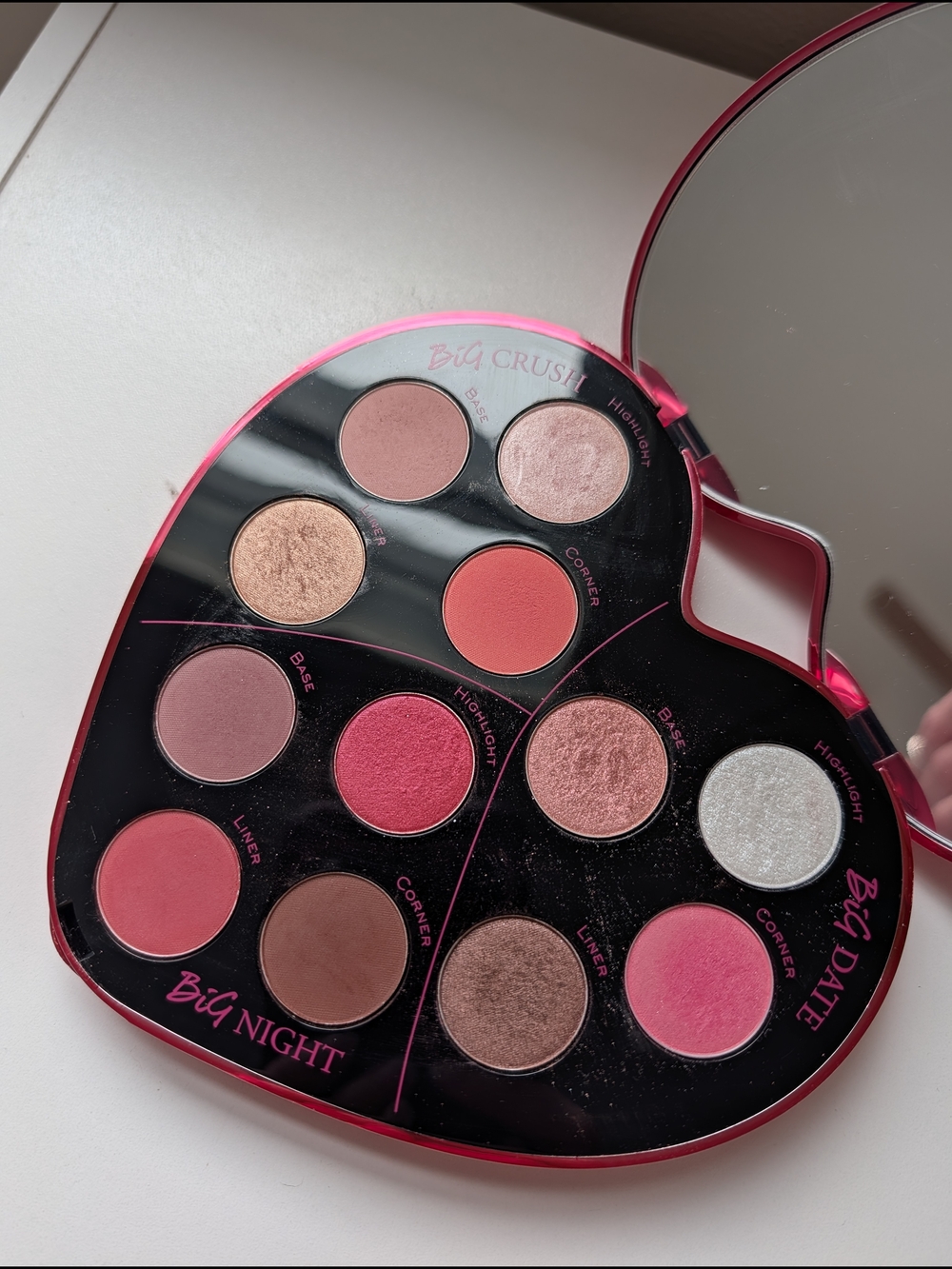 Lancôme Heart Eyeshadow Palette — Pink, Rose, Champagne & Coral